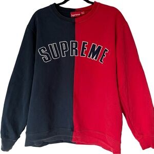 Supreme Split Crewneck Sweatshirt